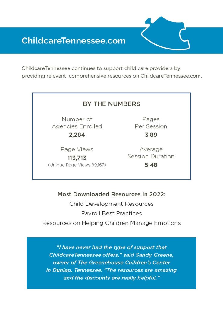 ChildcareTennessee 2021 - 2022 Final Report, Page 5